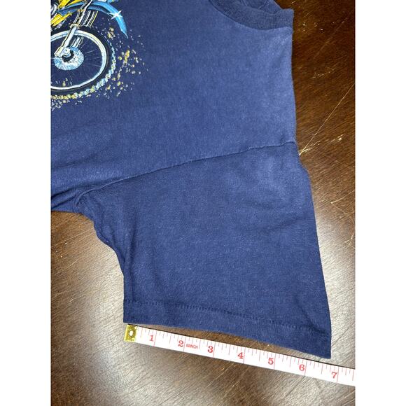 VTG 1989 Camel Supercross Motocross Short Sleeve Shirt Size M Rare Made in USA - Picture 14 of 16